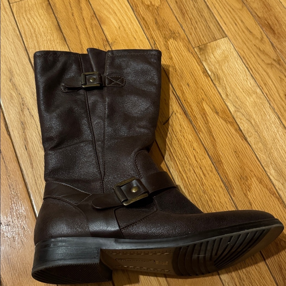 BareTraps Brown Heeled Boots